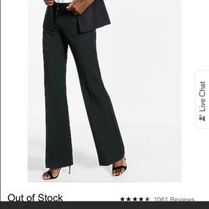 Low Rise Flare Dress Pants (Express)